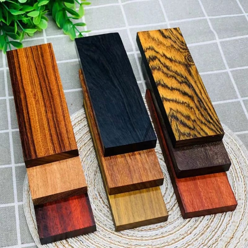 DIY Knife Scales Handle Blank Exotic Wood Knives Making Plate Material 120*40*10MM 4.7 x 1.6 x 0.4 inch High quality Drop ship
